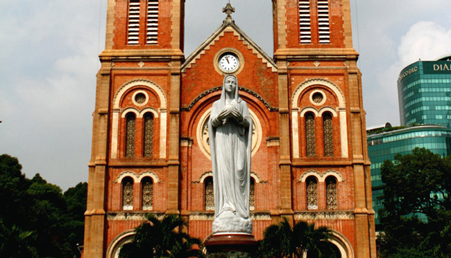 Notre Dame Cathedral in Saigon - Ho Chi Minh City - Vietnam Paradise Travel FAM Trip