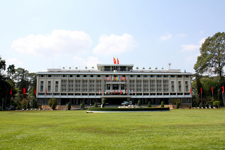 Reunification Palace in Ho Chi Minh City, Vietnam